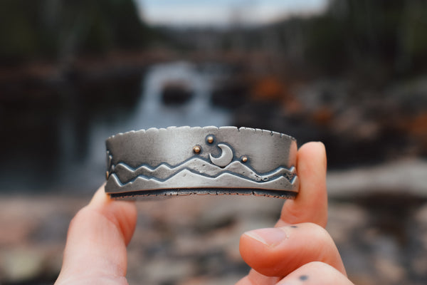 No Hill for a Climber Cuff Bracelet