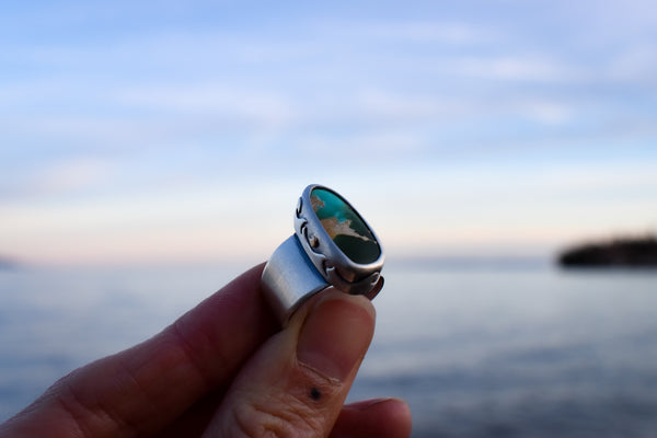 Coast Ring - Royston Turquoise - Size 8.5